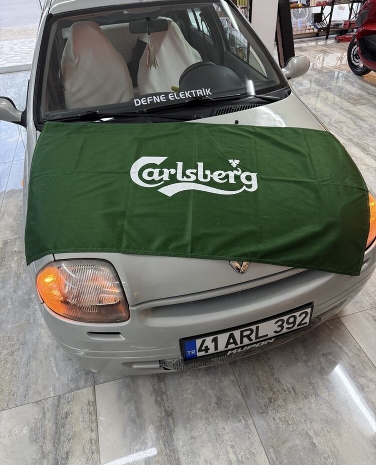 Carslberg koltuk havlusu