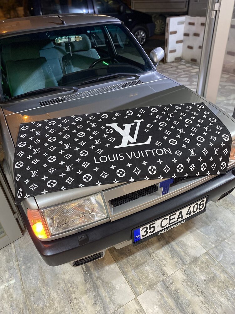 Louıs vuitton siyah koltuk havlusu 