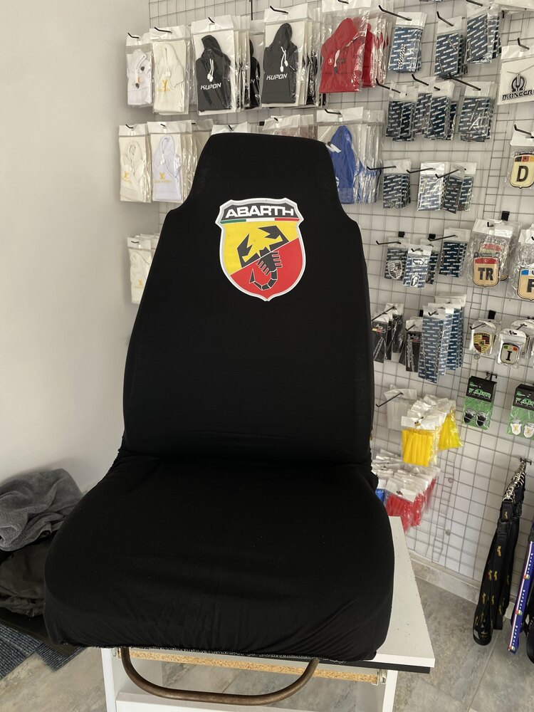 Abarth siyah servis kılıf ön arka takım