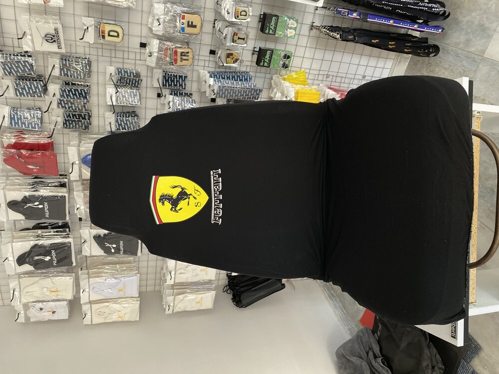 Ferrari siyah servis kılıf ön arka takım