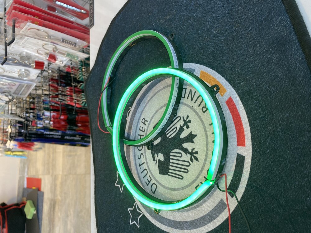 Yeşil neon kasnak 16 cm