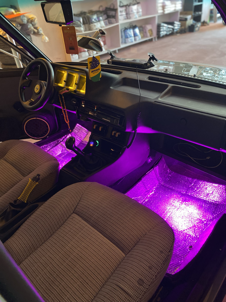 Pembe ayakaltı parmak led 