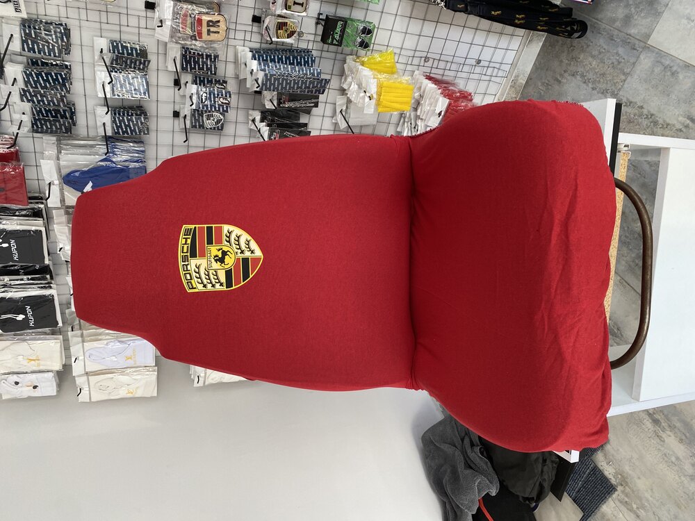 Porsche kırmızı ön arka takım servis kılıf