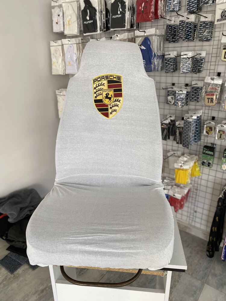 Porsche beyaz servis kılıf ön arka takım 