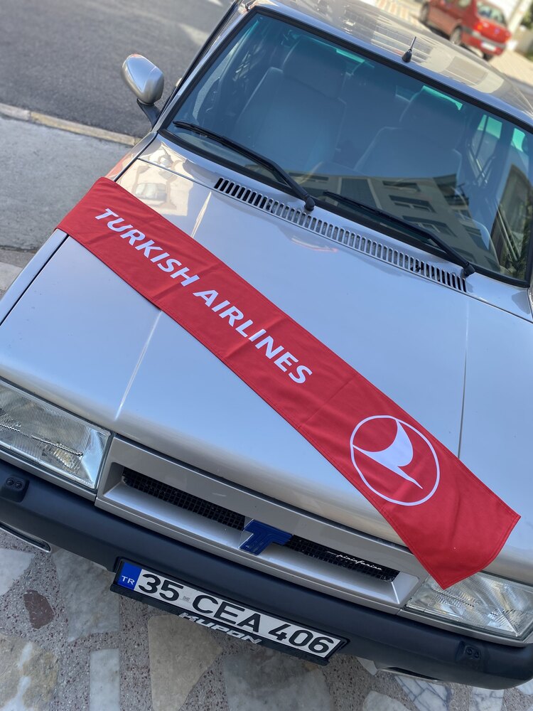 Turkısh airlines torpido havlusu 