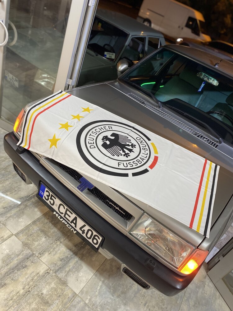 Alman beyaz koltuk havlusu 