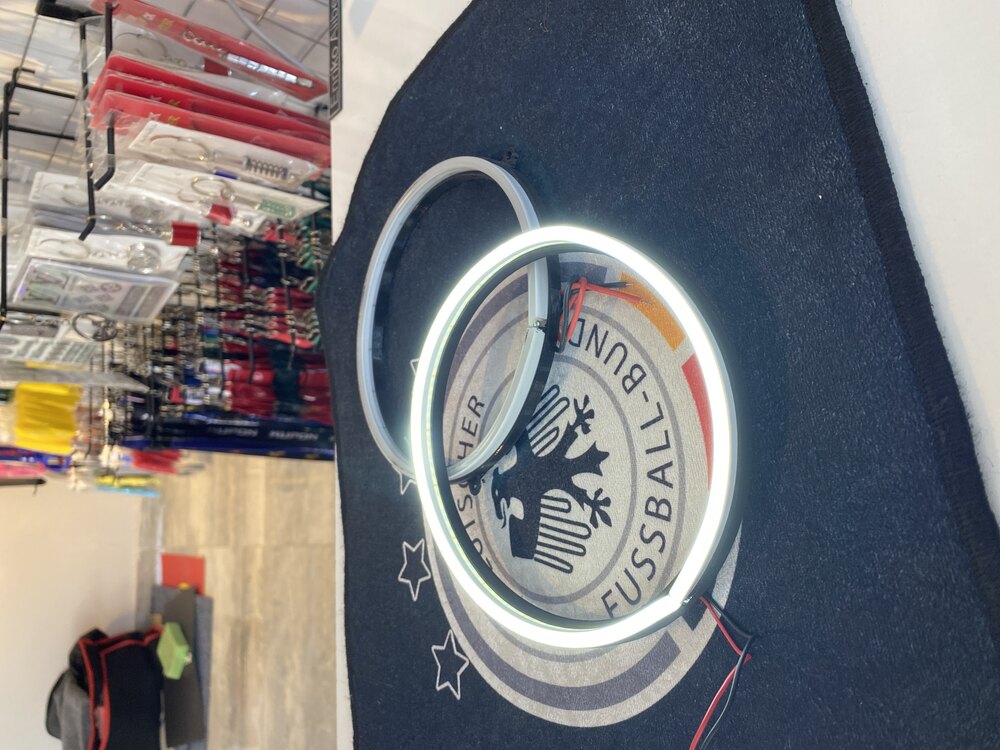 Beyaz neon kasnak 16 cm 