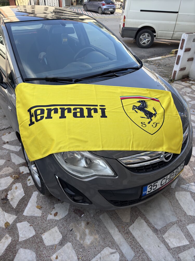 Ferrari koltuk havlusu
