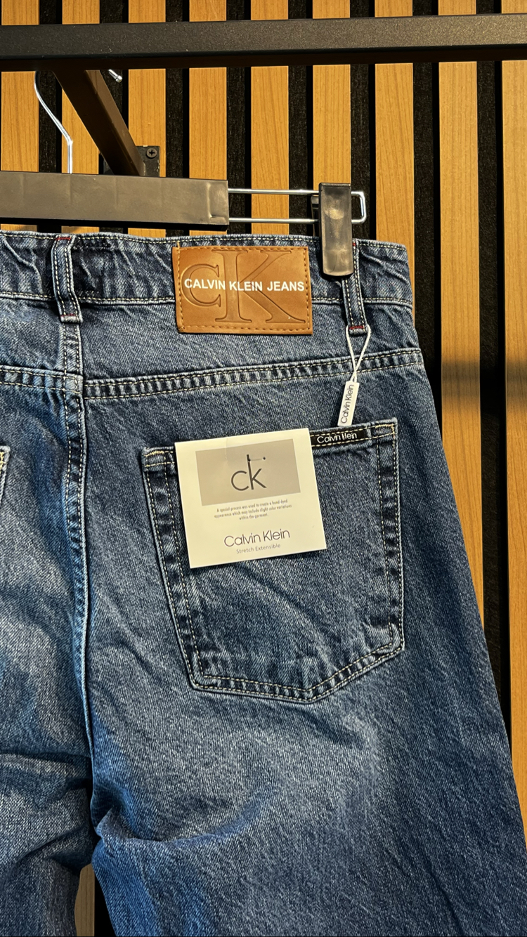 C*LVİN K*EİN PREMİUM BAGGY KOT PANTOLON - 3371