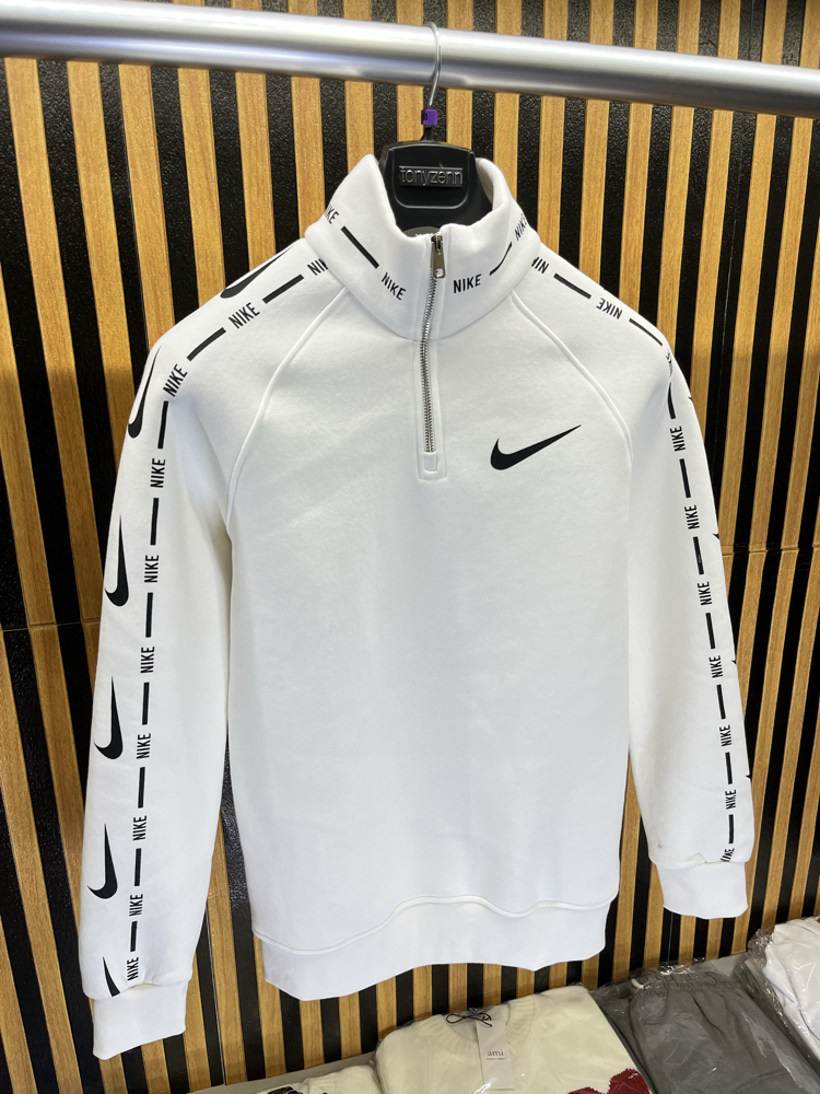 N*KE 3 iplik Şardonlu İthal Premium yarım fermuarlı sweatshirt - %100 Saf Pamuk Premium Kalite