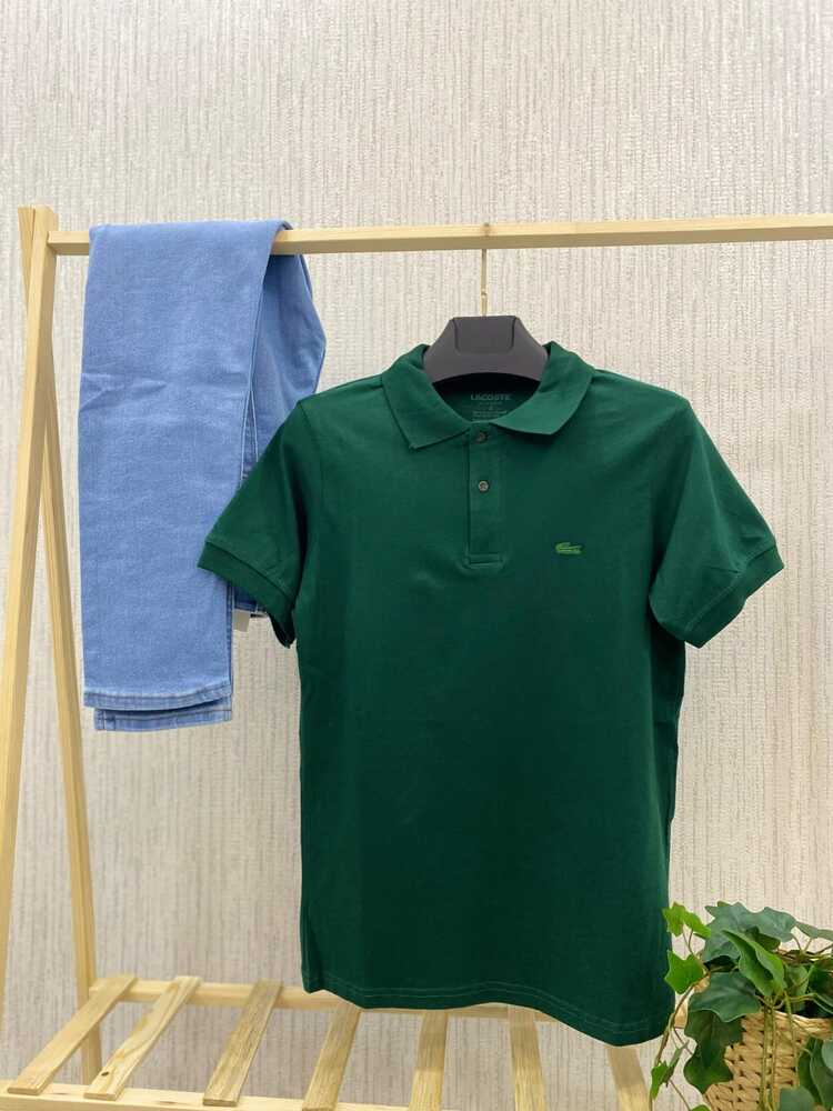 Lacoste Baba Model Polo Yaka Yeşil Tişört