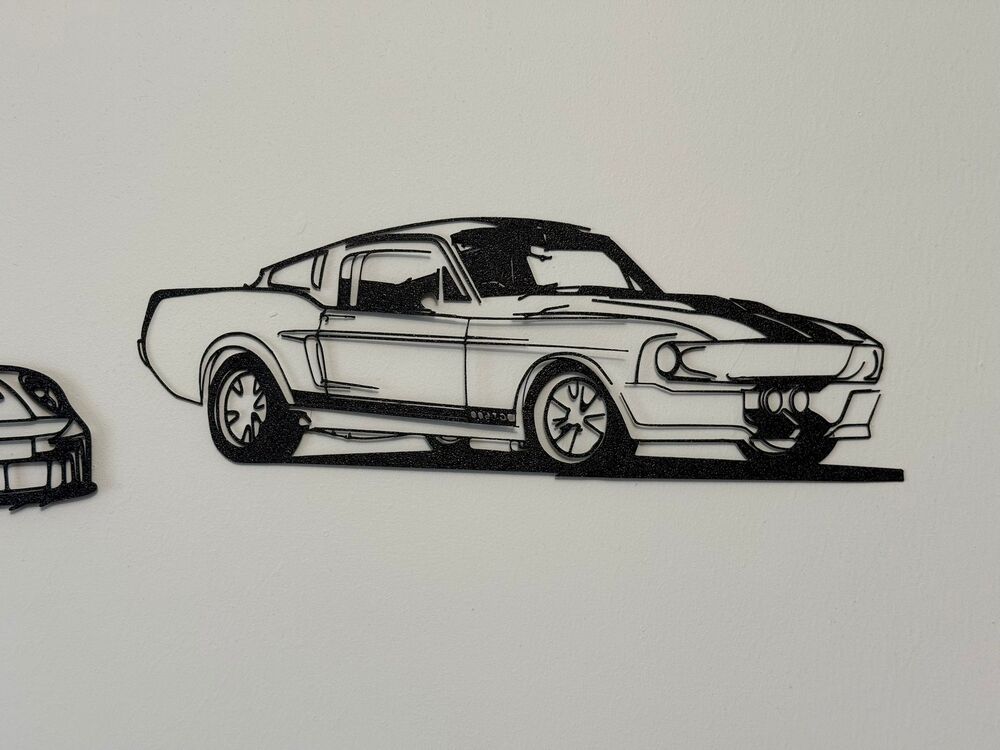 Mustang GT500 2D Duvar Dekoru