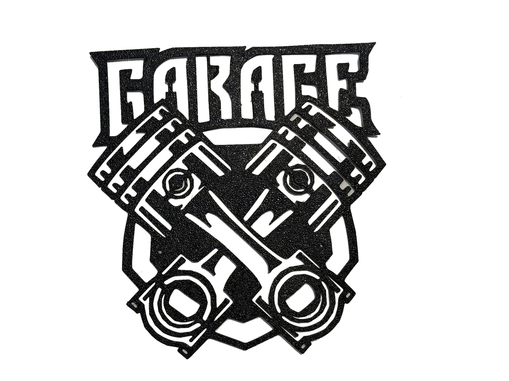 Garage Piston 2D Duvar Dekoru