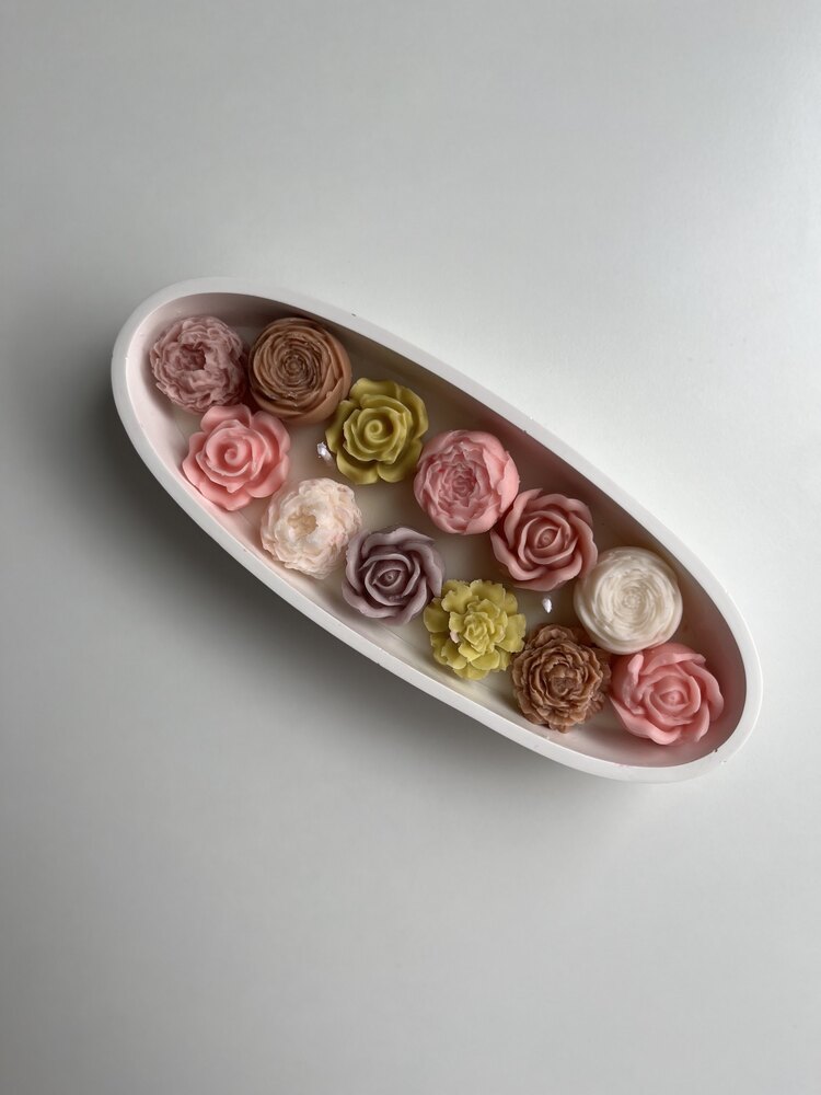 Flovers candle