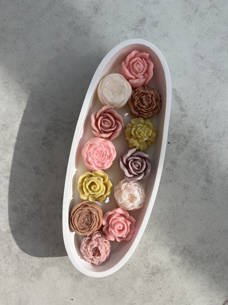 Flovers candle
