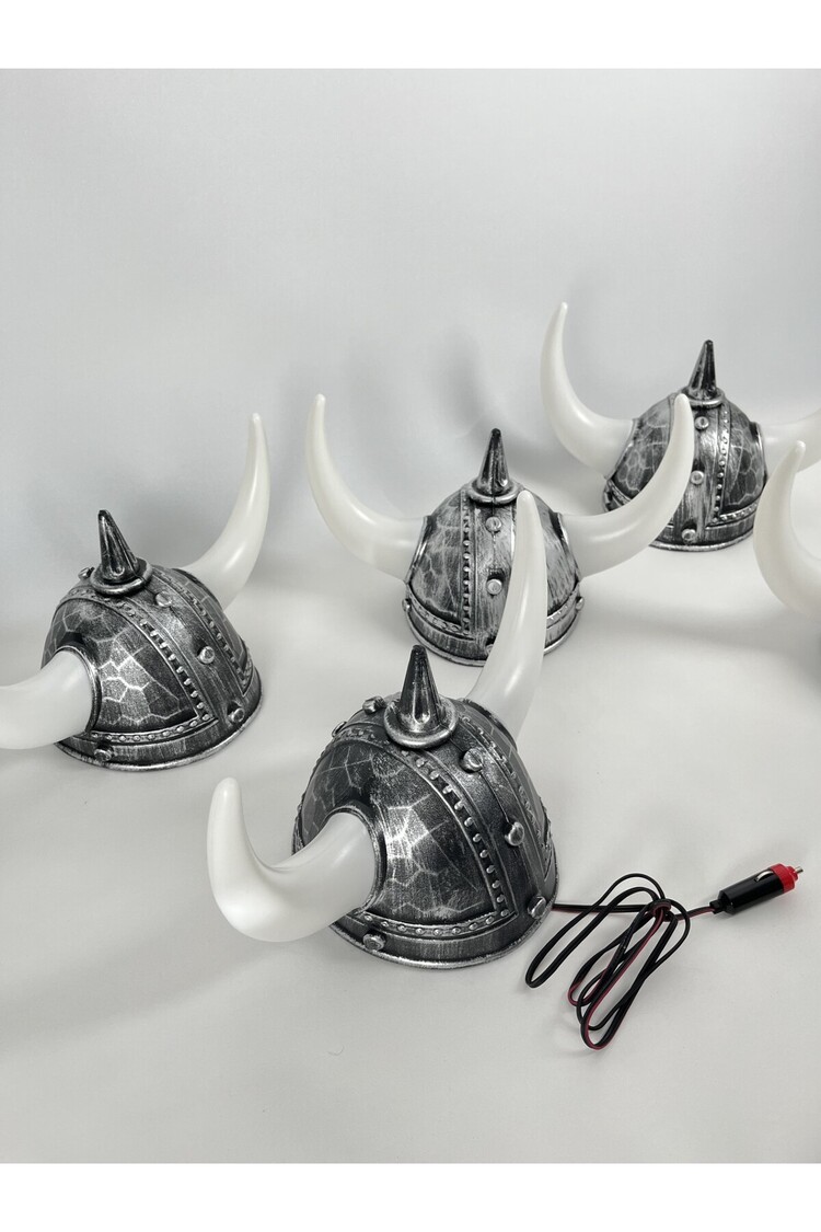 TORPİDO ÖNÜ VİKİNG ŞAPKASI SARI-TURUNCU IŞIKLI 12V-24V