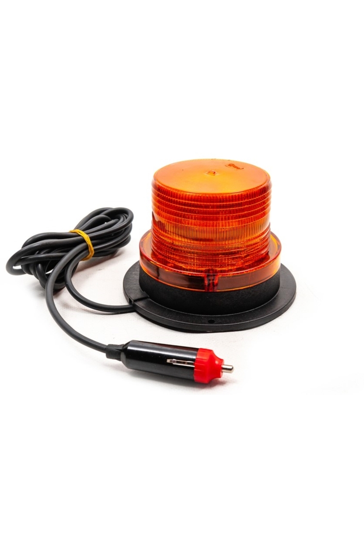SARI LEDLİ ÇAKARLI FLAŞLI MIKNATISLI TEPE LAMBASI 12V/24V/48V/110V
