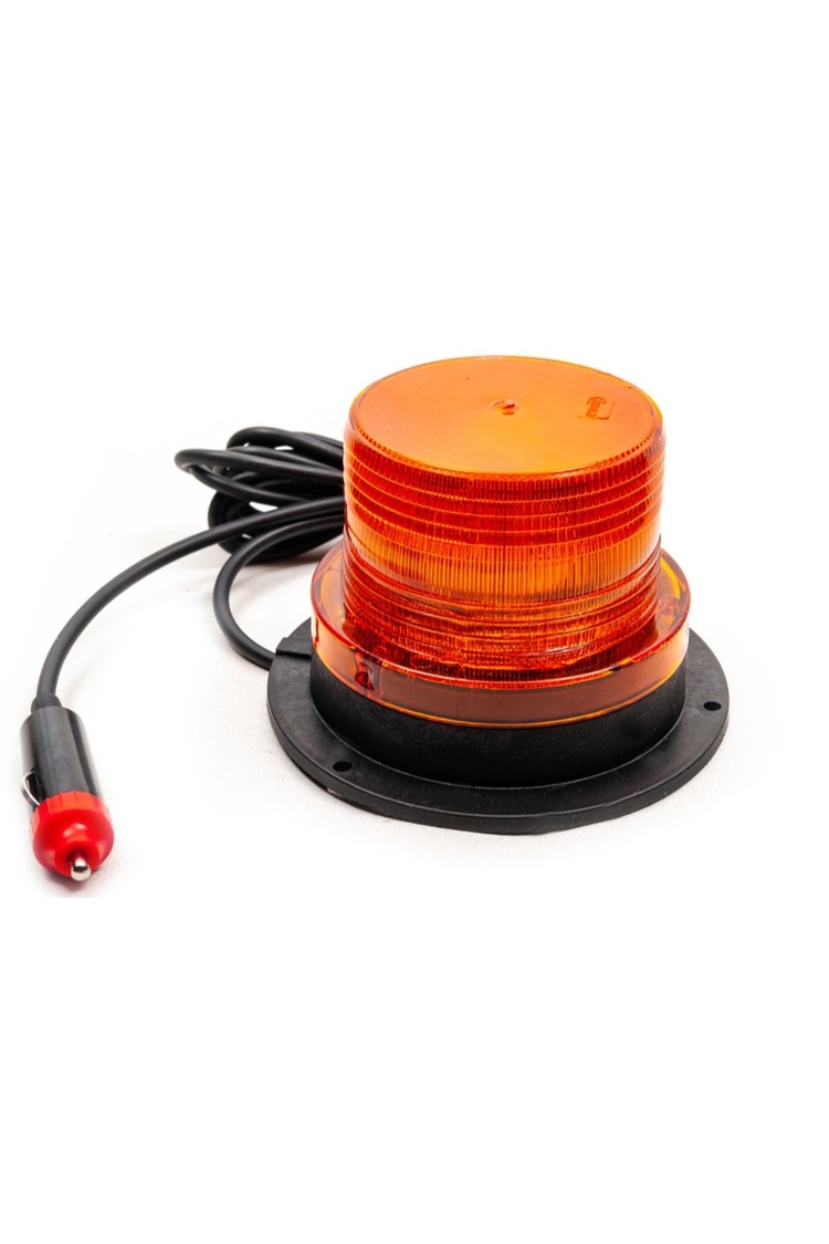 SARI LEDLİ ÇAKARLI FLAŞLI MIKNATISLI TEPE LAMBASI 12V/24V/48V/110V