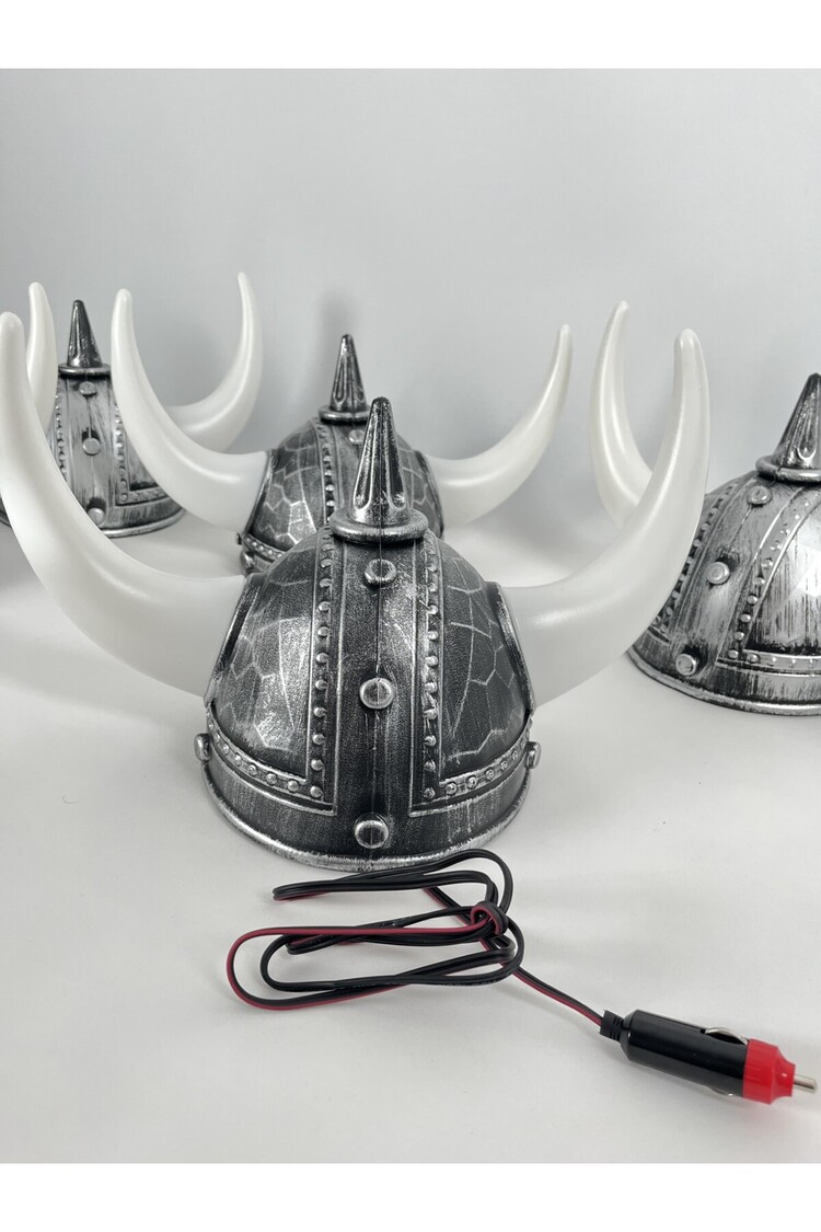 TORPİDO ÖNÜ VİKİNG ŞAPKASI SARI-TURUNCU IŞIKLI 12V-24V