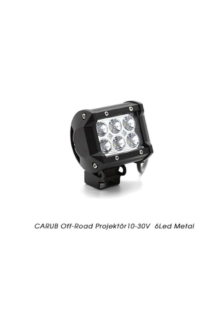 Off-Road Projektör10-30V 6Led Metal