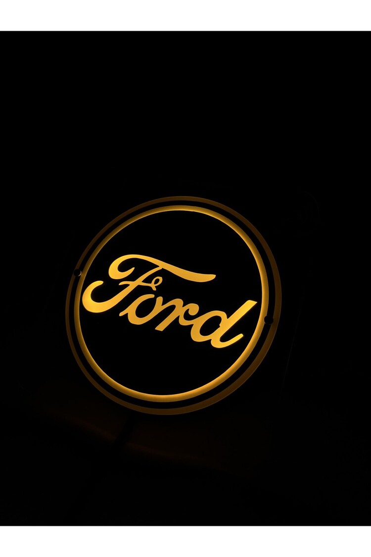 FORD SİYAH CAM ÖNÜ LOGO TABELA 12VOLT