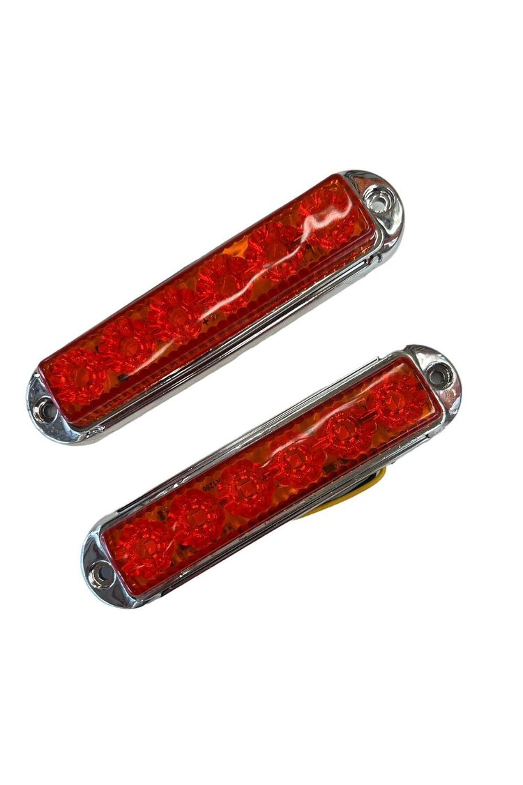 Sarı Çakar Lamba 4 Fonksiyon 12v 24v Uyumlu Sarı Çakar 15cm 2 Adet