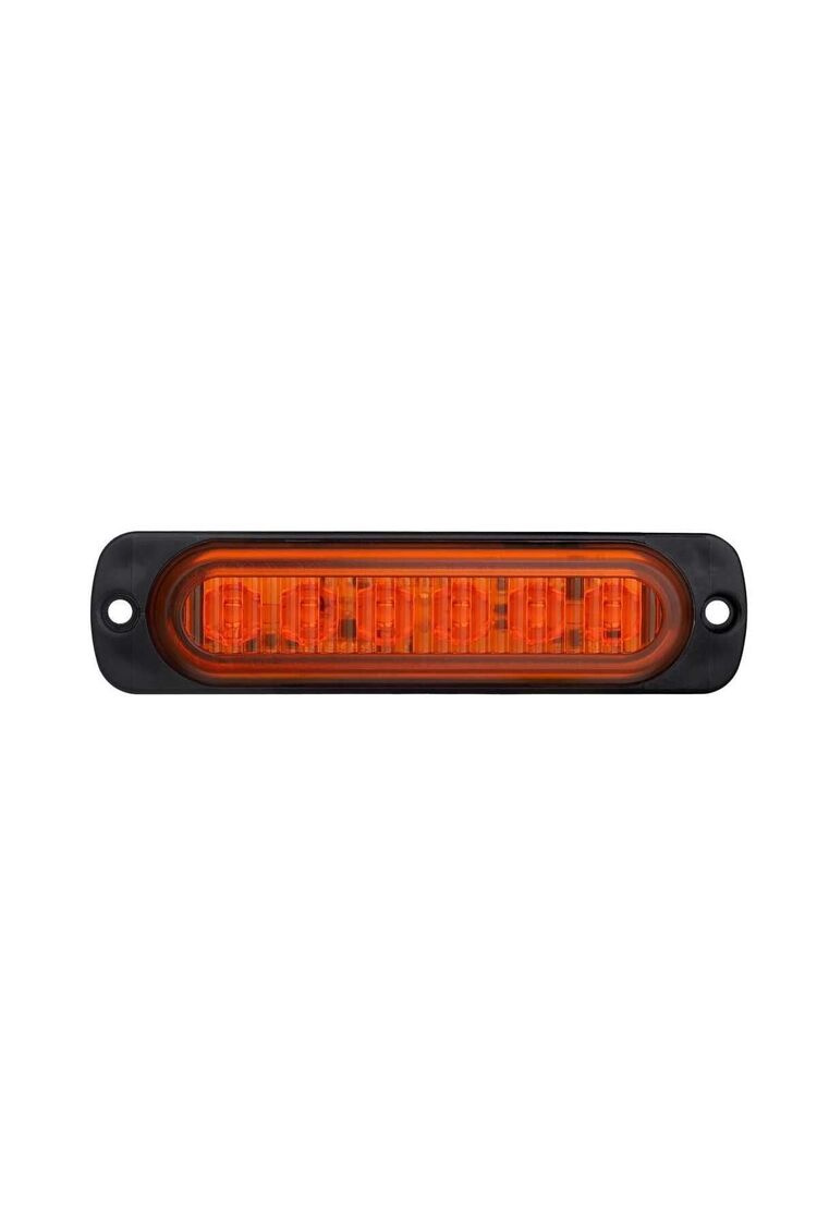 6 Ledli Mercekli Çakar Lamba Sarı 12-24v