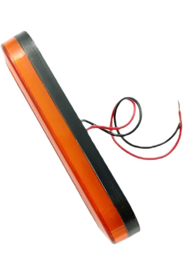 Neon Ledli Oval Yan Kasa Lambası Sarı 12-24v