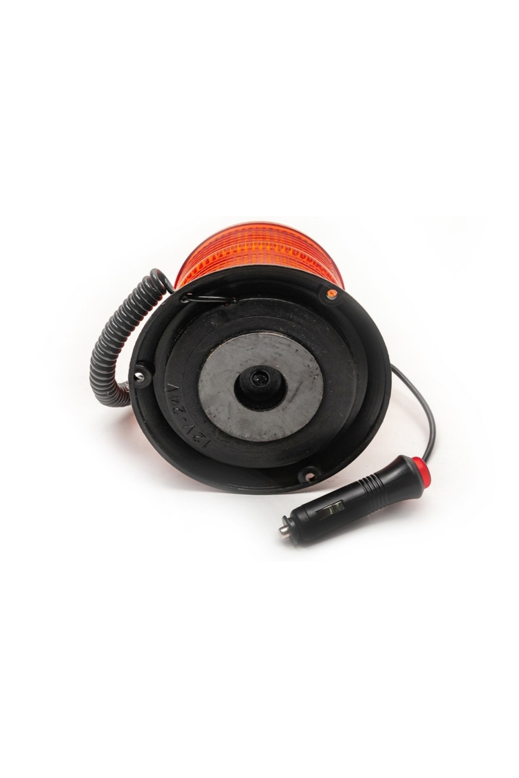 3 FONKSİYONLU SARI LEDLİ ÇAKARLI DÖNERLİ FLAŞLI MIKNATISLI TEPE LAMBASI 12V-24V