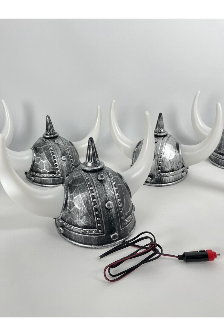 TORPİDO ÖNÜ VİKİNG ŞAPKASI SARI-TURUNCU IŞIKLI 12V-24V