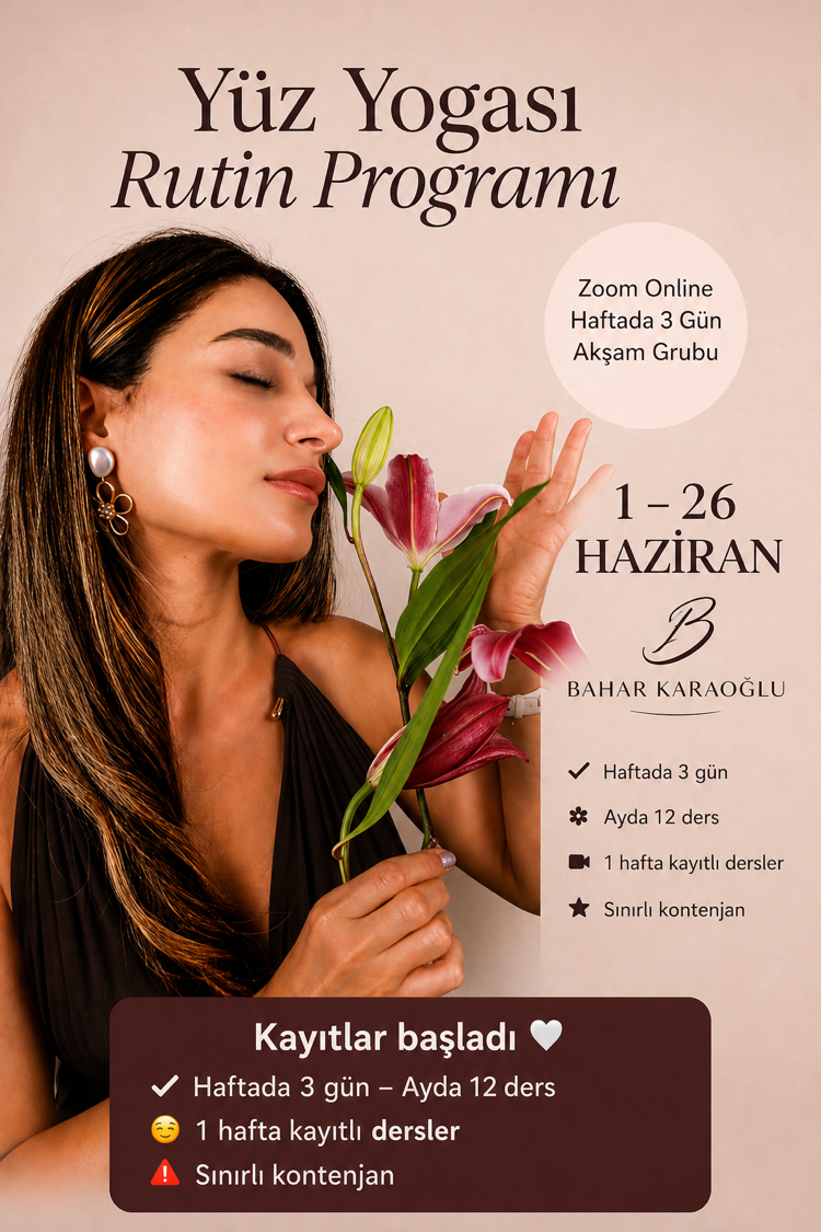 1-26 HAZİRAN FACEYOGA ZOOM DERSLERİ