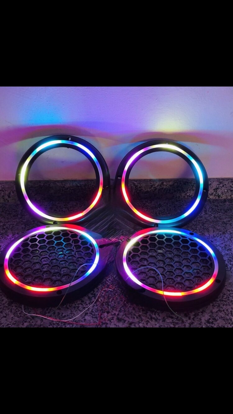 20cm PİXEL NEON KAPAK 4ADET (PETEKLİ )