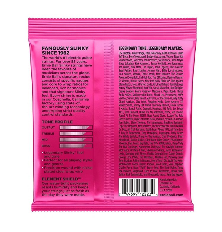 Ernie Ball P02223 Super Slinky 09-42 Elektro Gitar Teli