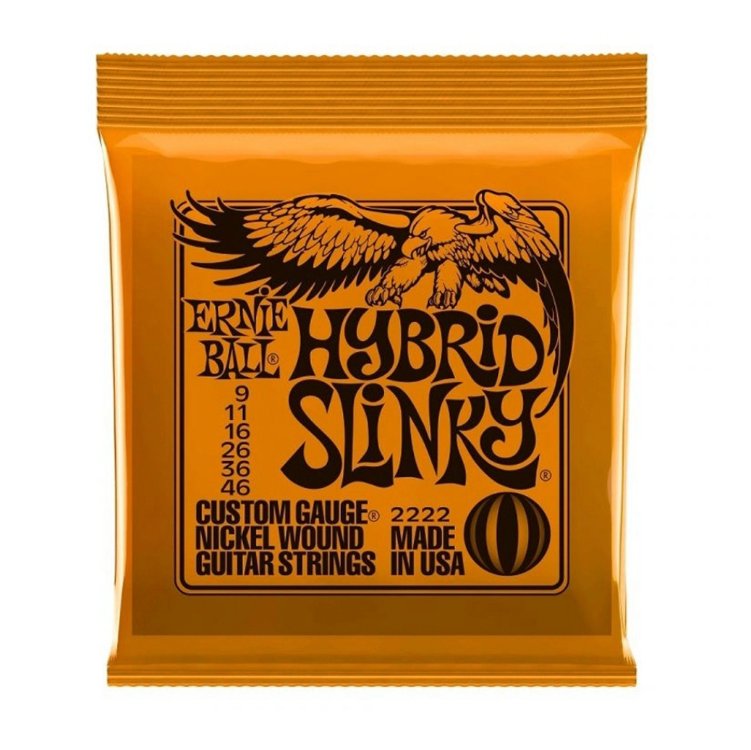 Ernie Ball P02222 Hybird Slinky Nickel 09-46 Elektro Gitar Teli