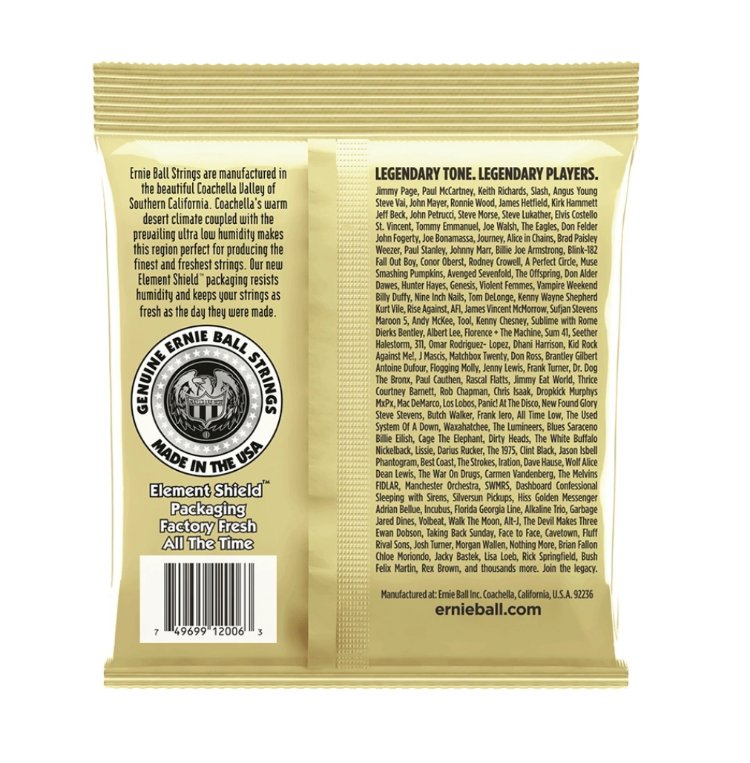 Ernie Ball P02006 Extra Light 10-50 Akustik Gitar Teli