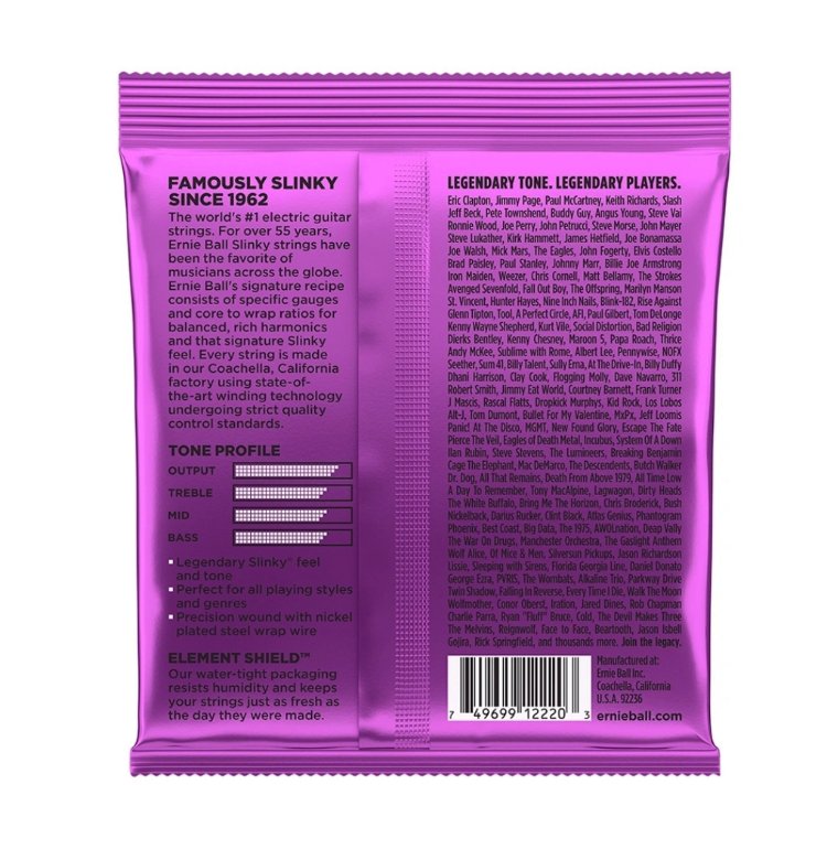 Ernie Ball P02220 11-48 Elektro Gitar Teli
