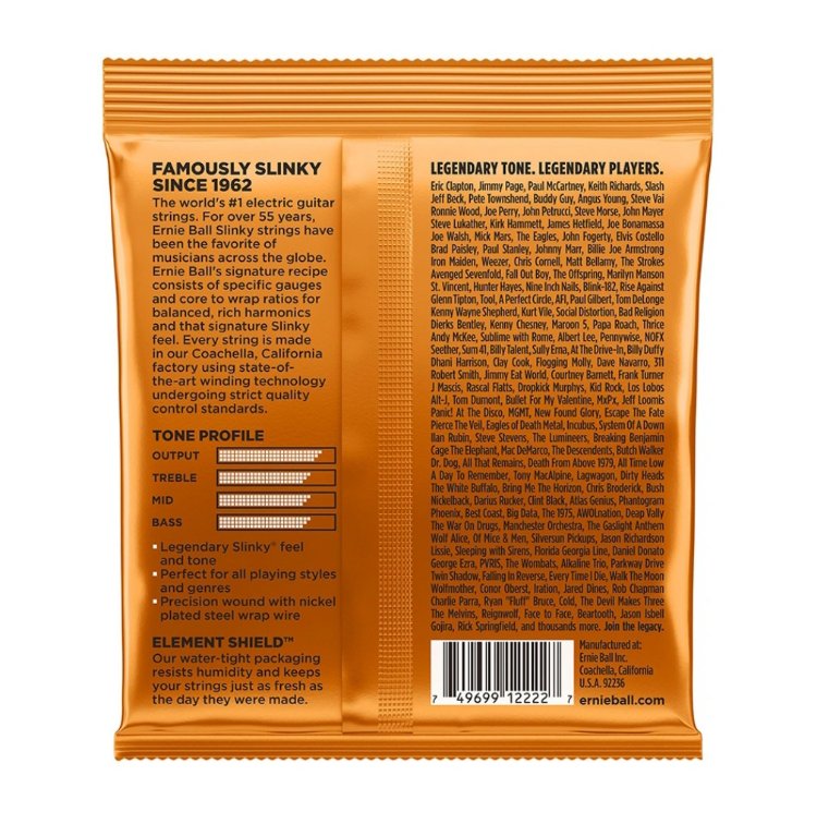 Ernie Ball P02222 Hybird Slinky Nickel 09-46 Elektro Gitar Teli