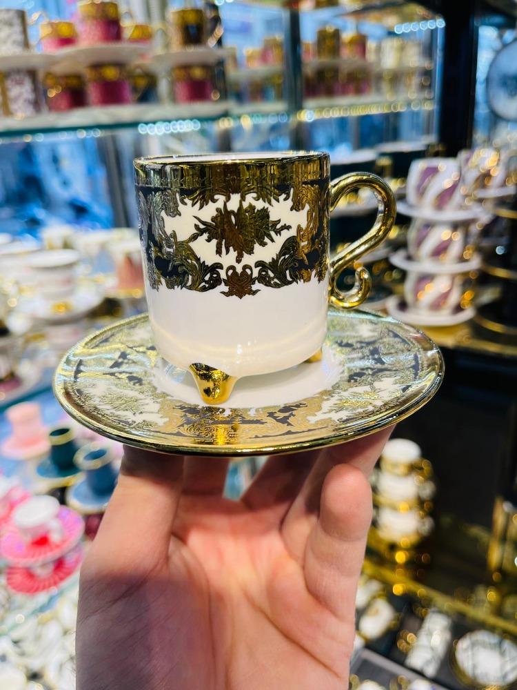 ✨ Gold Prestige 6’lı Kahve Fincan Takımı ✨
