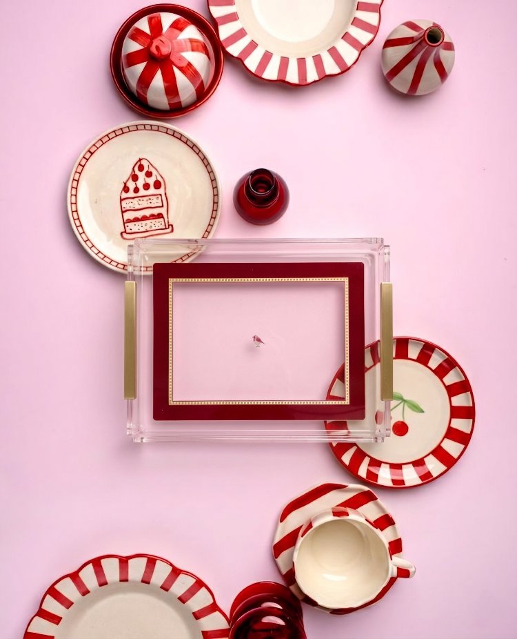 Bird Tray Red ♥️