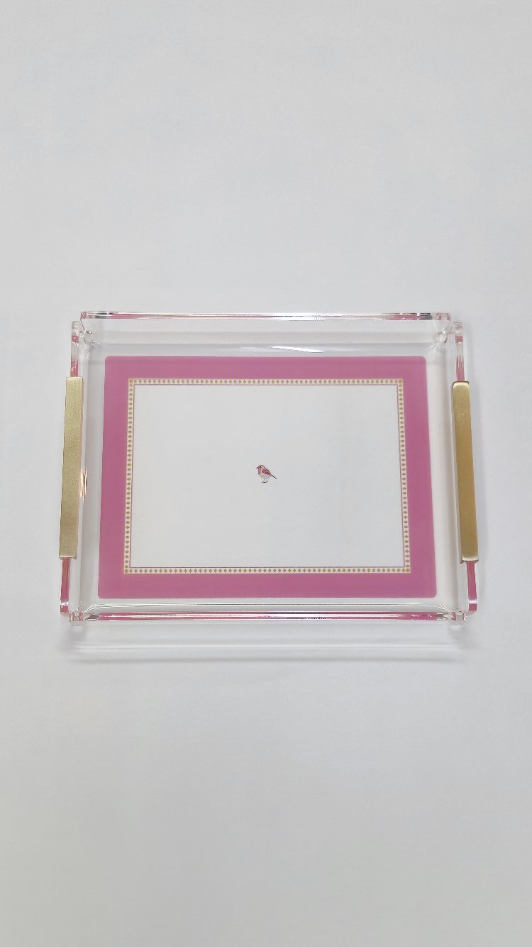 Bird Tray Pink 