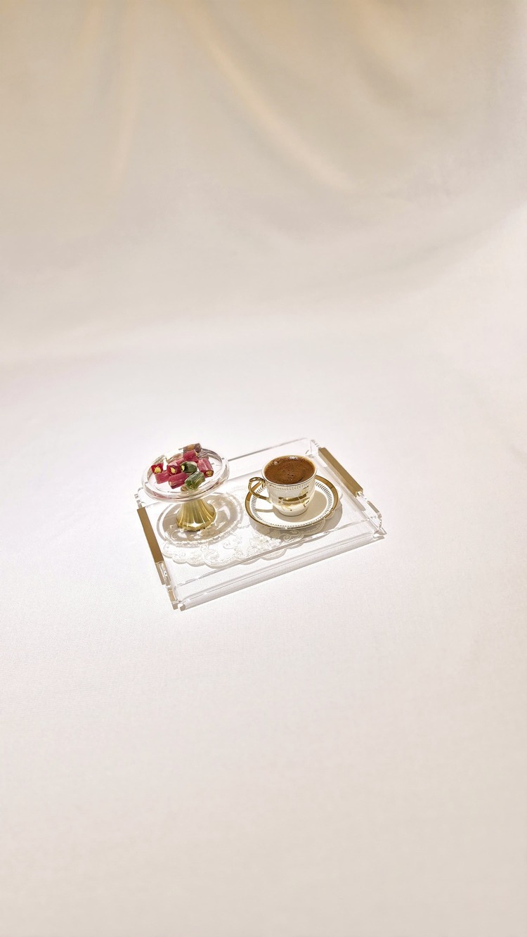 GOLD LINE TRAY -S- (Küçük Boy)
