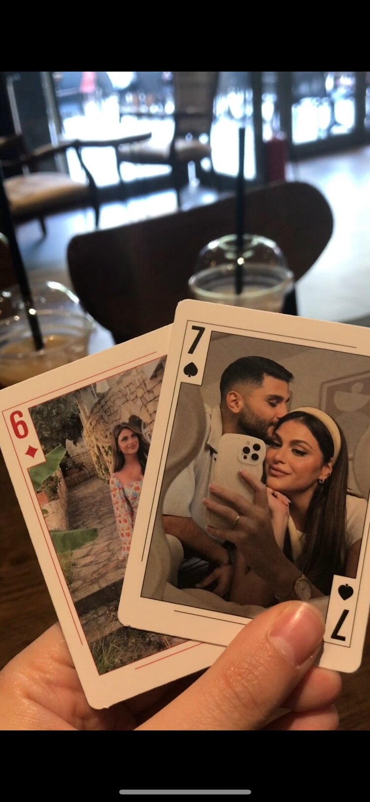 Kişiye özel iskambil kartları