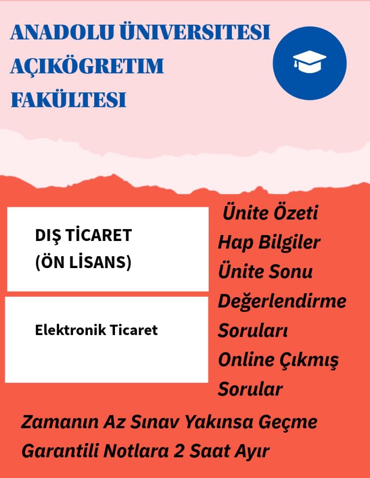 ELEKTRONIK TİCARET