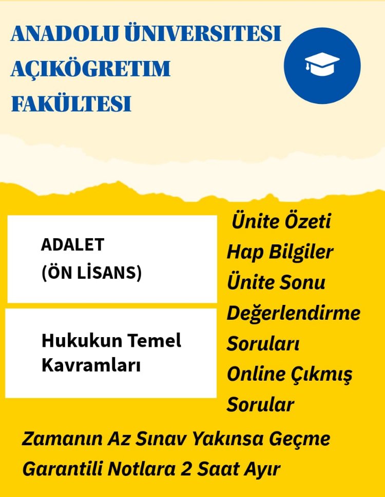 HUKUKUN TEMEL KAVRAMLARI