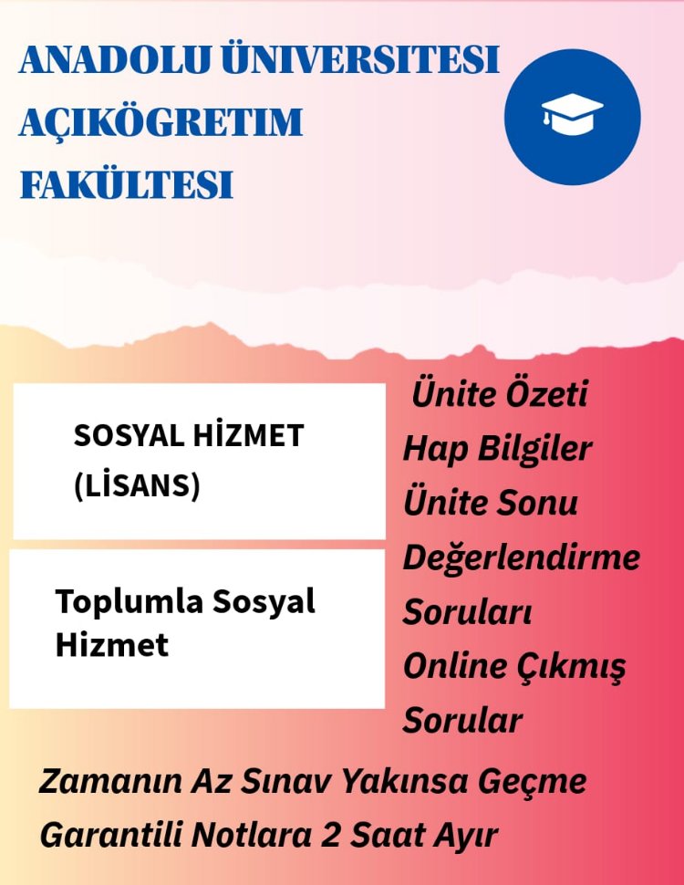 TOPLUMLA SOSYAL HIZMET