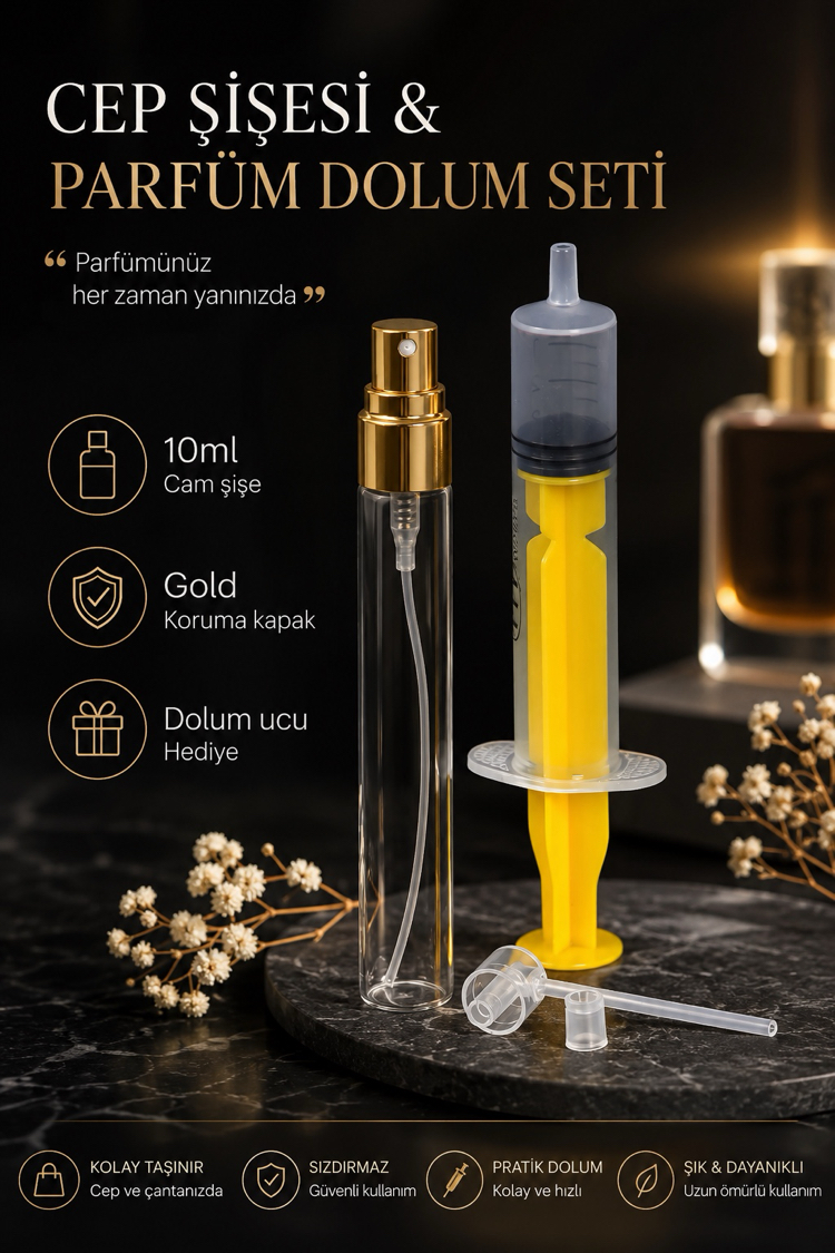 Şişeli Parfüm Dolum Seti