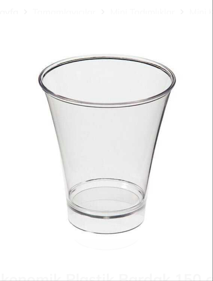 Plastik Bardak 240 cc – 16’ Tek Kullanımlık Şeffaf Bardak