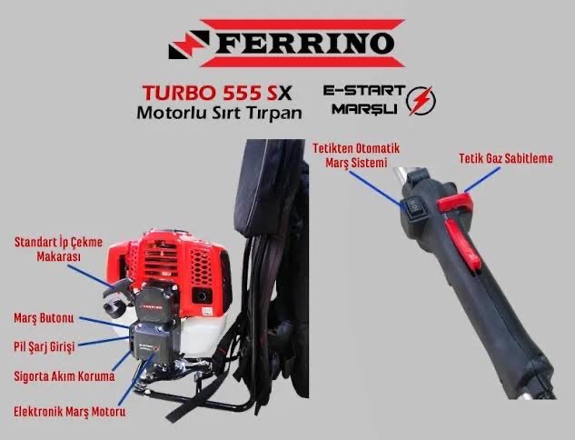 FERRİNO MARŞLI OT BİÇME MAKİNASI