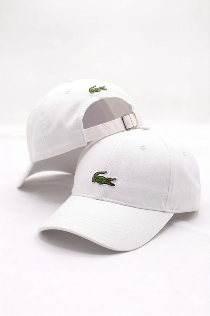 Lacoste Nakış Logolu Beyaz Unisex Şapka