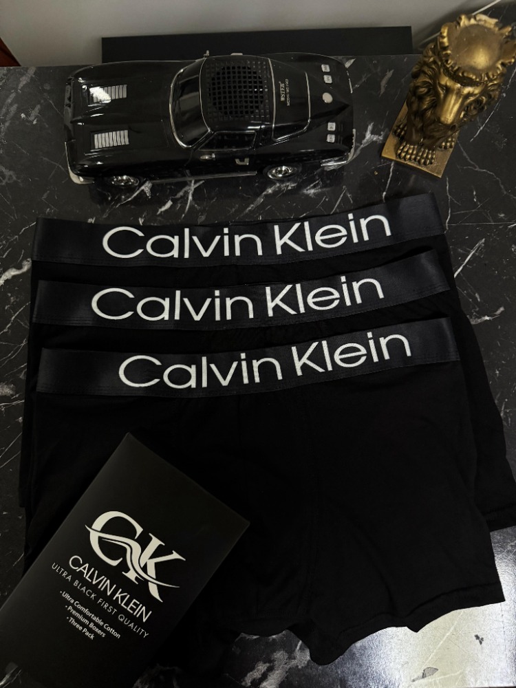 Calvin Klein Premium Ultra Black 3'lü Paket